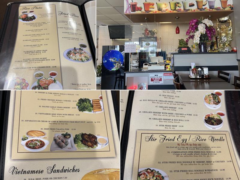 Pho Viet Menu