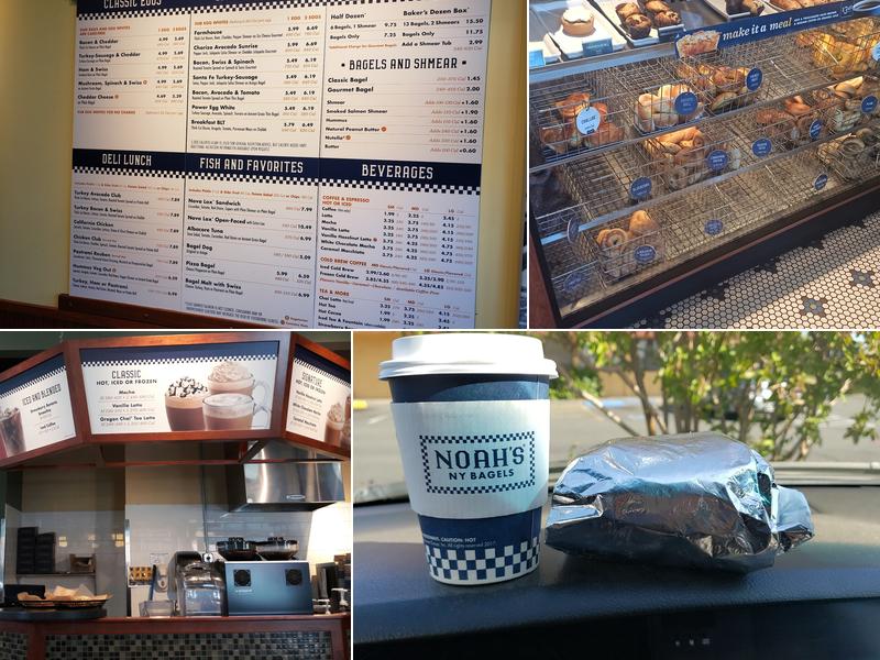 Noah's NY Bagels Menu