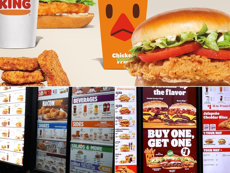 Burger King Menu