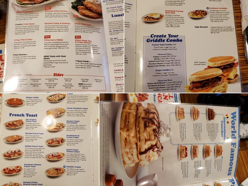 IHOP Menu
