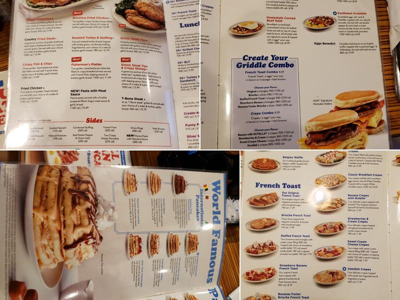 IHOP Menu
