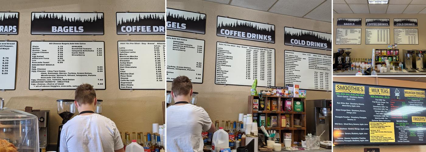 Mountain Roasting Company Menu