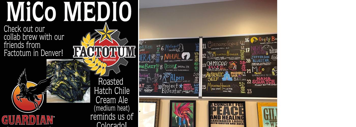 Guardian Brewing Company Menu