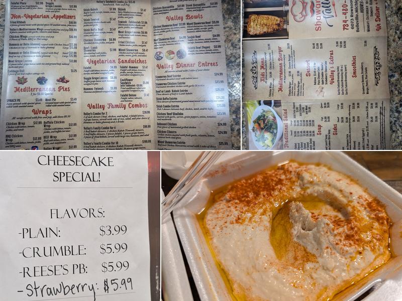 Shawarma Valley Menu