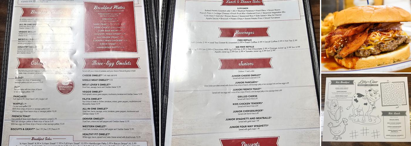 Lilly's Diner Menu