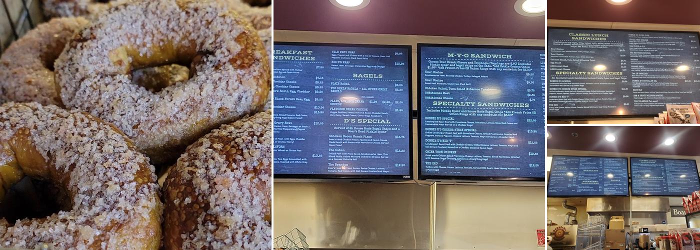 Donnie D’s Bagels and Deli Menu
