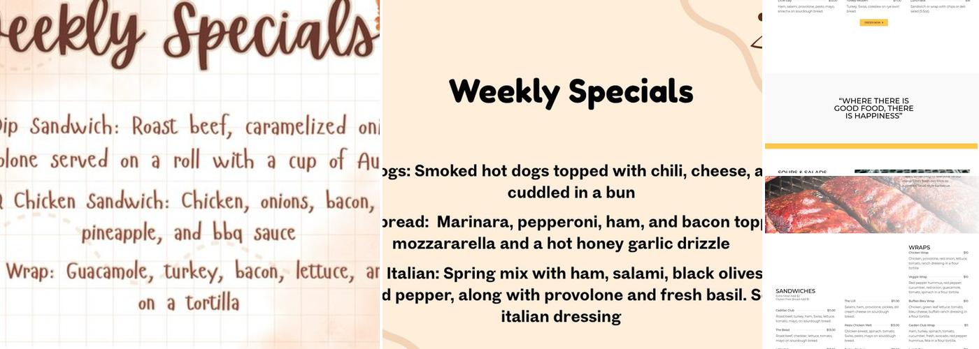 PRIMOS BBQ Menu
