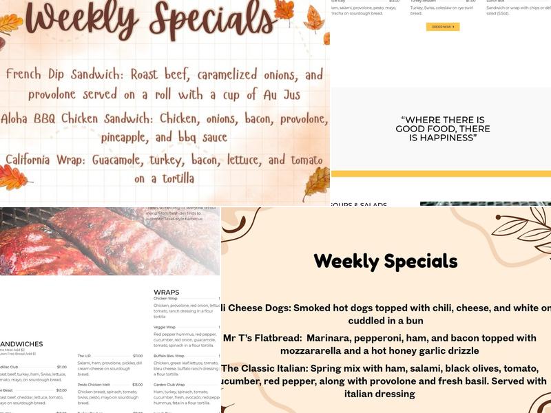 PRIMOS BBQ Menu