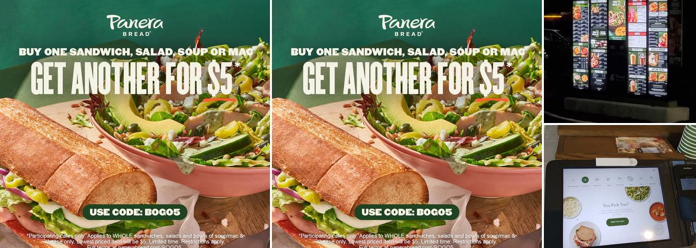 Panera Bread Menu