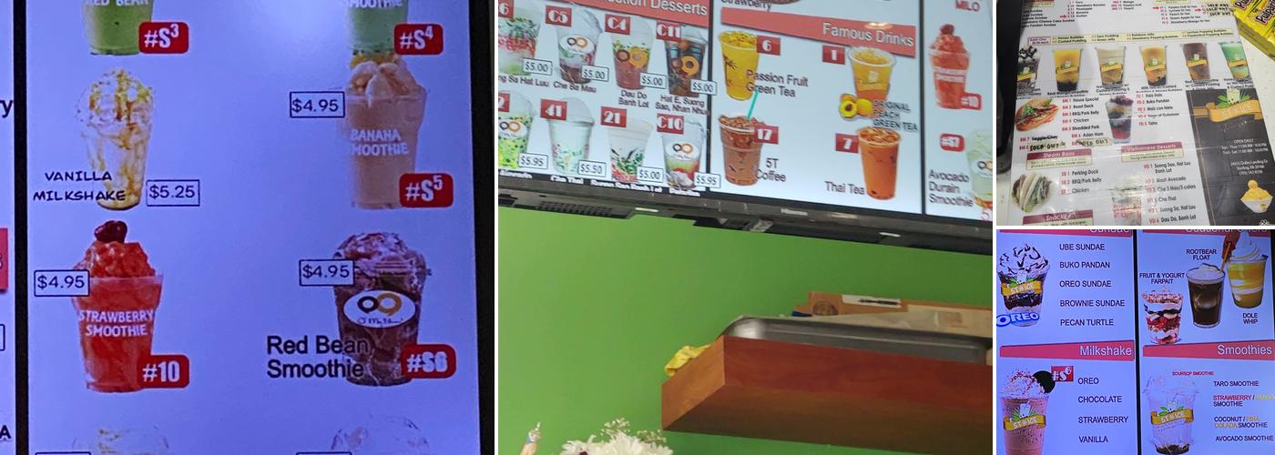5T Ice Menu