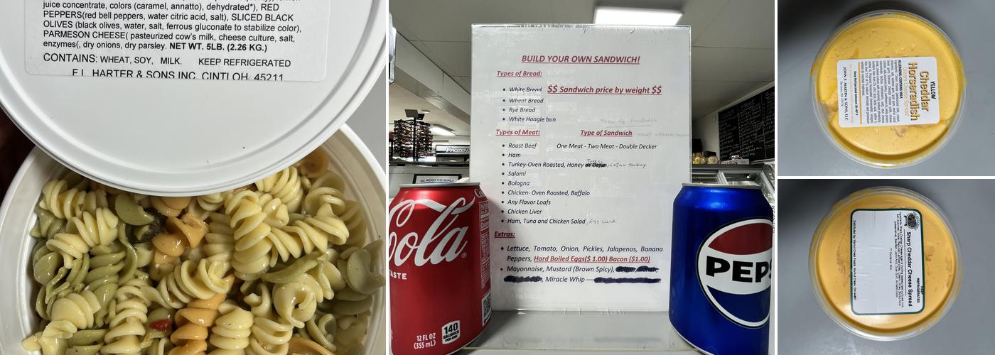 White Oak Delicatessen Menu