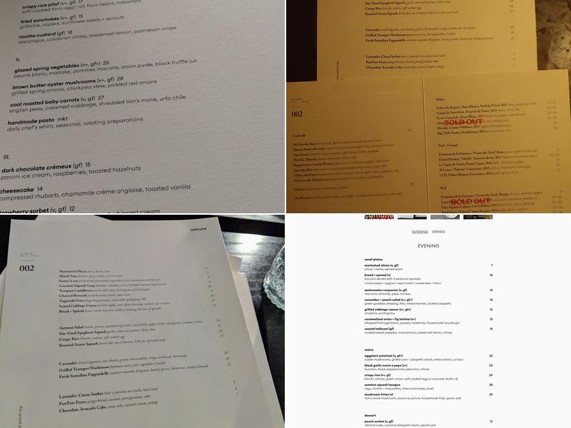 Comune Menu