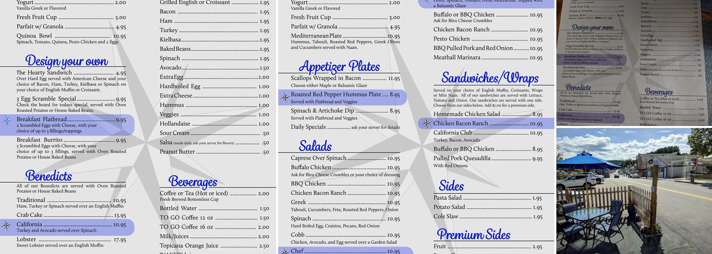 Compass Cafe in Weirs Beach Menu