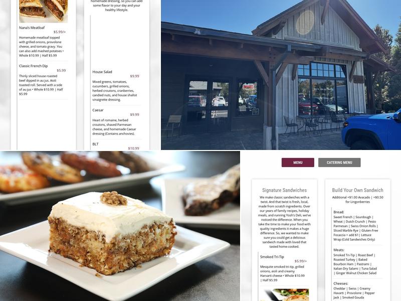 Yosh's Unique Deli Menu