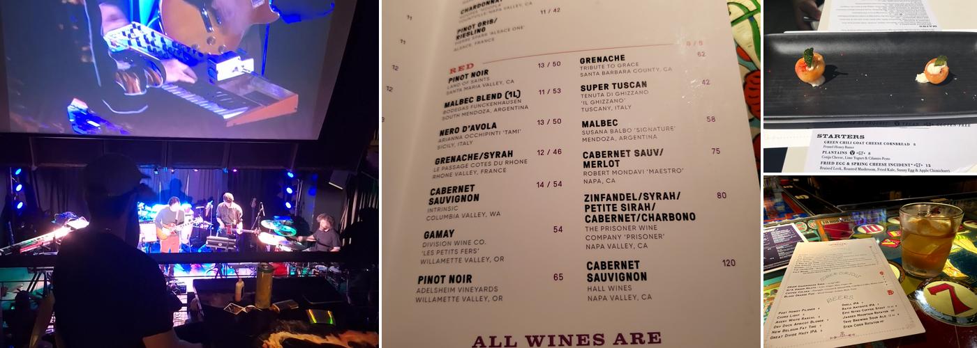 Ophelia's Electric Soapbox Menu