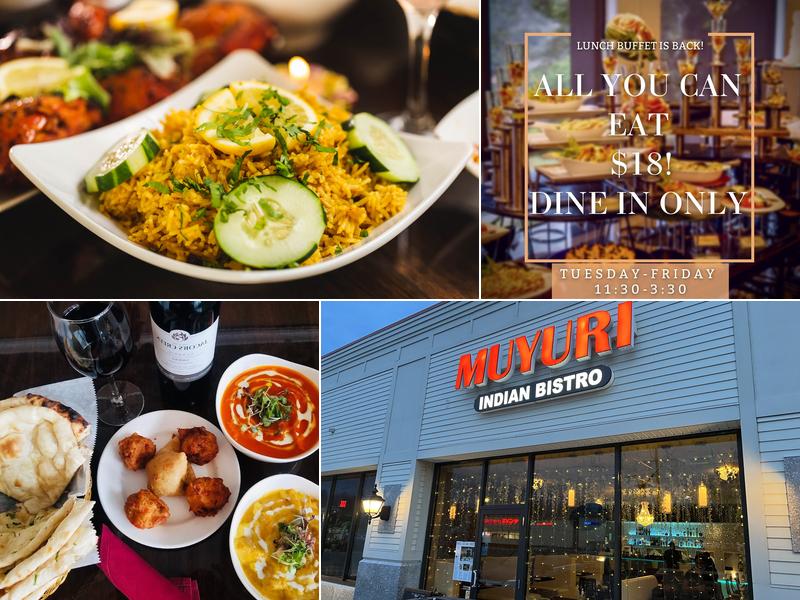 Muyuri Indian Bistro 1249 W Main St #10, Waterbury