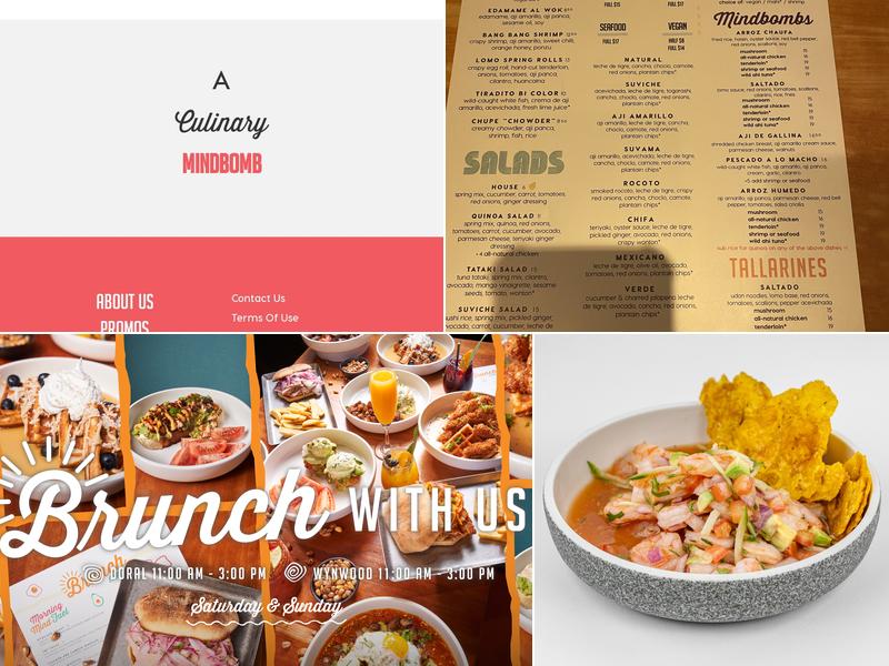 SuViche – Sushi and Ceviche Menu