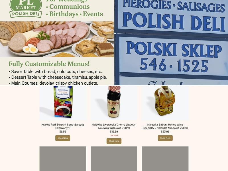 PL Market (Pierogis) Polish Deli Menu