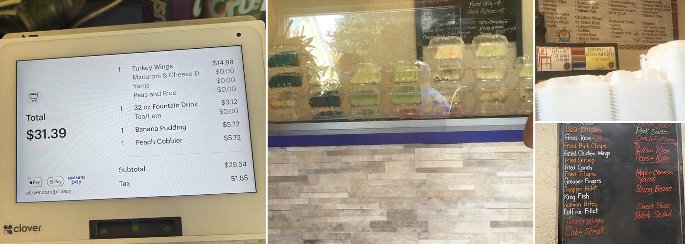 World Famous Rib Shack & Seafood Menu