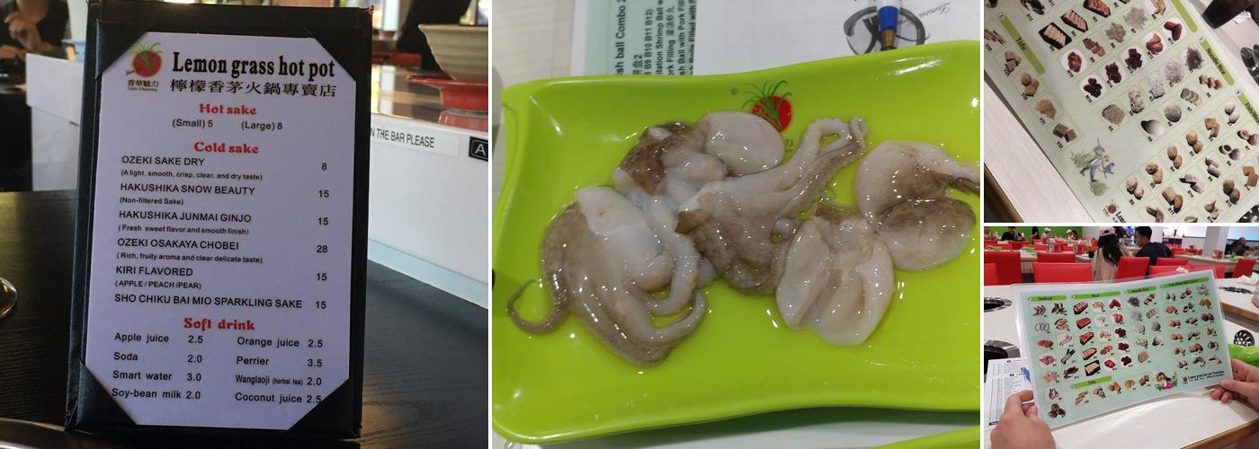 Lemongrass Hotpot Menu