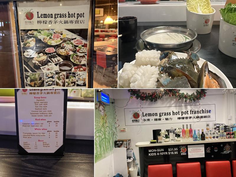 Lemongrass Hot Pot Menu