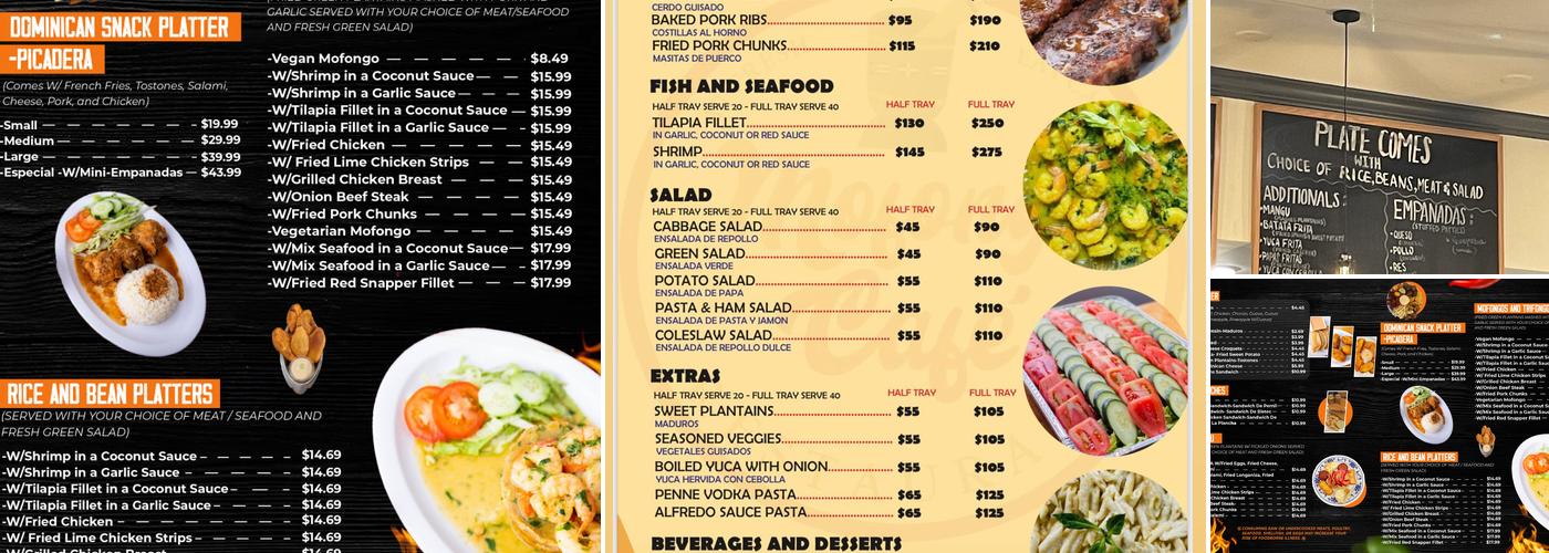 Mofongo Cafe Menu