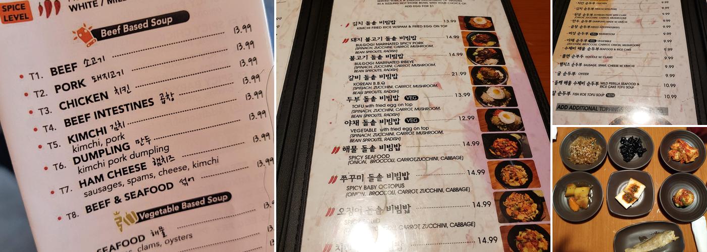 Tofu Kitchen Johns Creek Menu