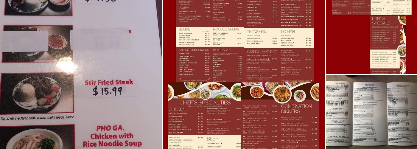 Canton Menu