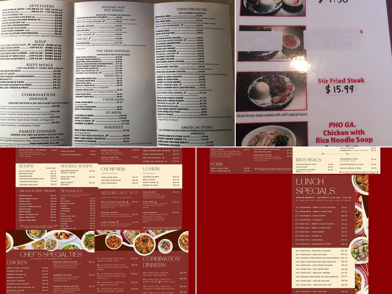 Canton Menu