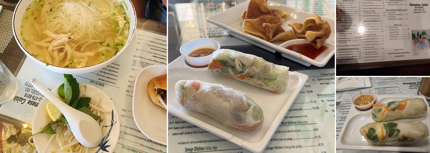 Vietnamese Cuisine Menu