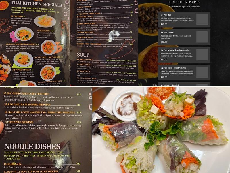 Thai Kitchen Menu