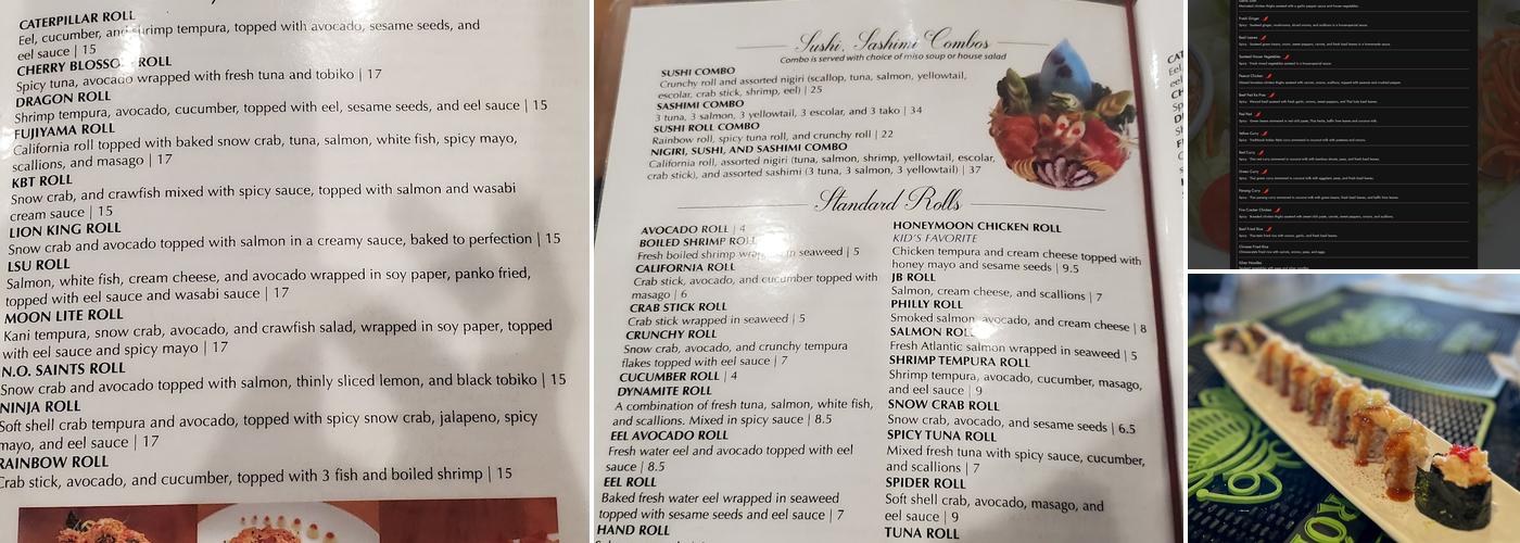 Thai Kitchen Menu