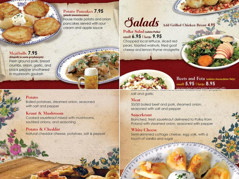 Polka Restaurant & Beer Cafe Menu