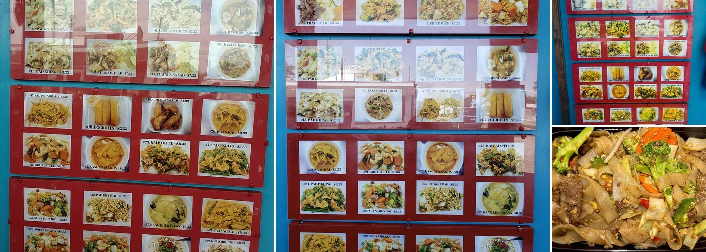 Thailand Menu