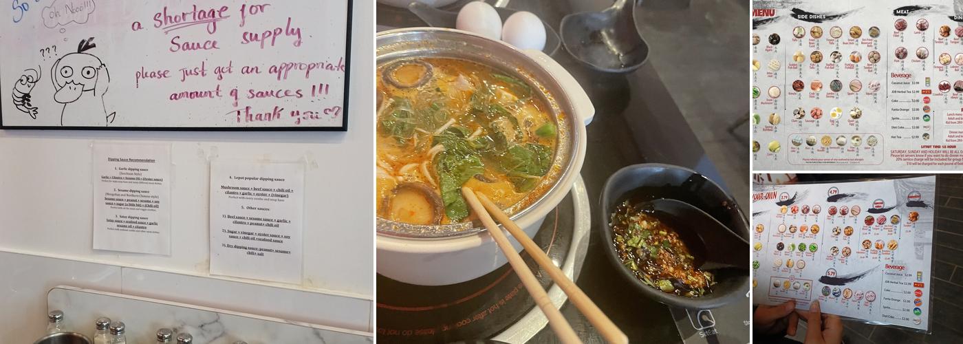 Lepot Chinese Hotpot Menu