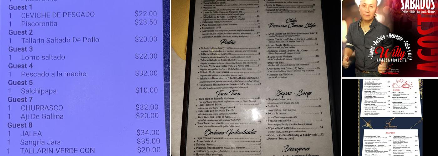 La Candela II West Hempstead Menu