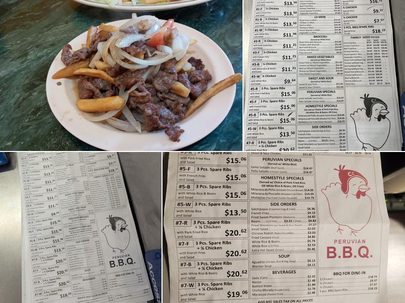 Caravan Chicken Menu