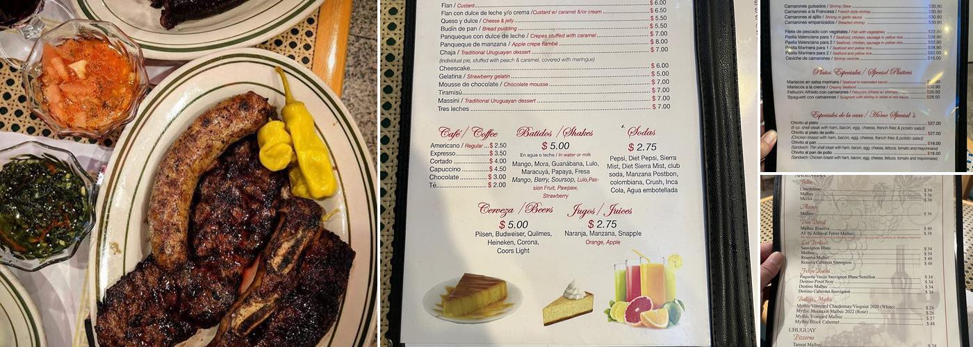 El Chivito D'Oro Menu