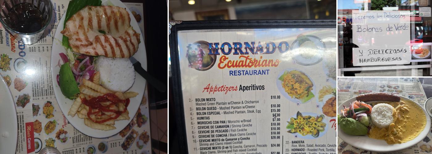 Lechon Hornado Ecuatoriano Menu