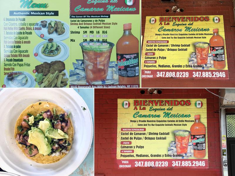 La Esquina Del Camaron Mexicano Menu