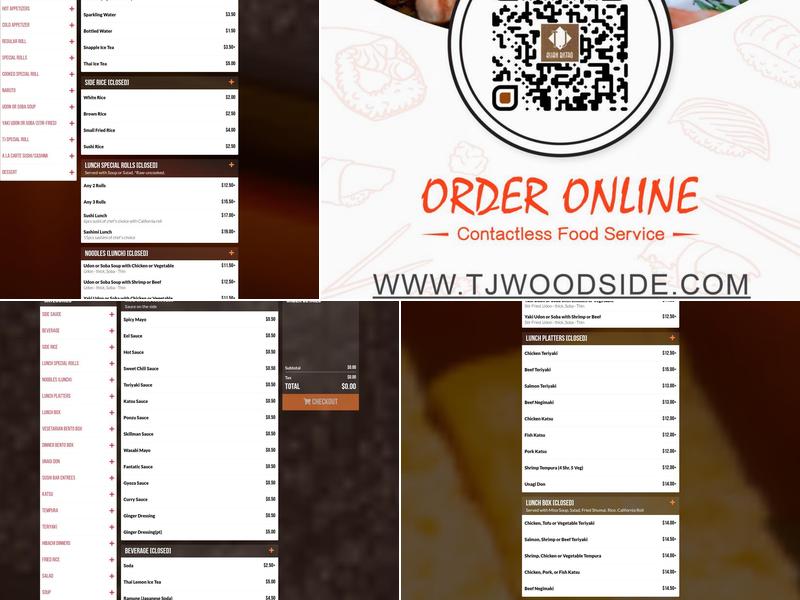 TJ Asian Bistro Menu