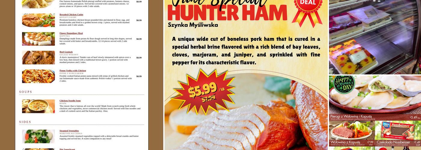 Piast Meats & Provisions Menu