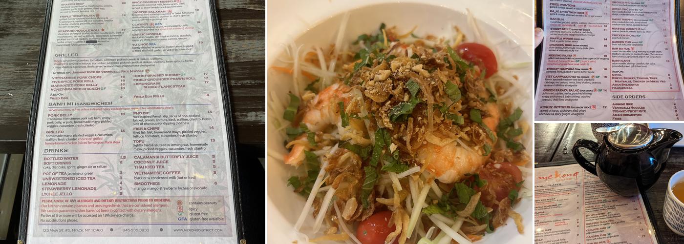 Mekong District - Nyack Menu