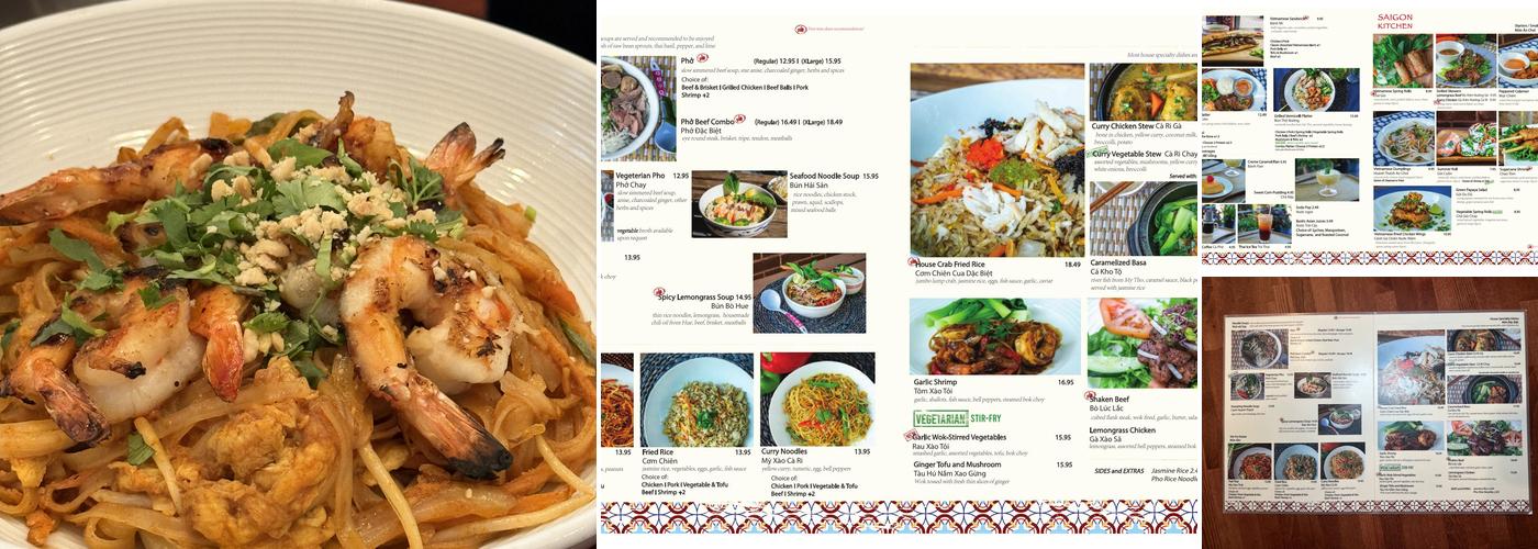 Saigon Kitchen Menu
