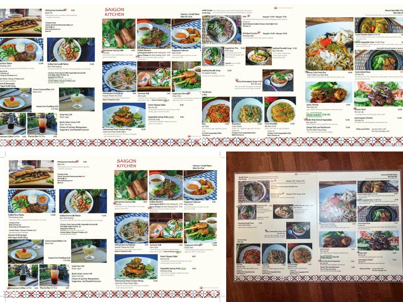 Saigon Kitchen Menu