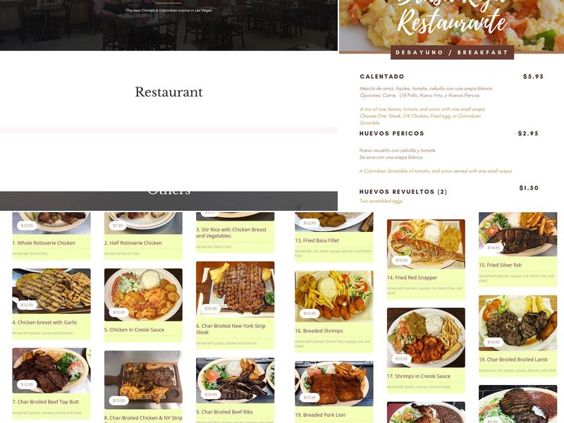 Brasa Roja Las Vegas Menu