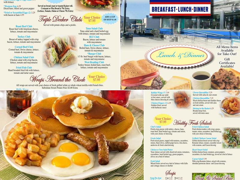 The American Diner Menu