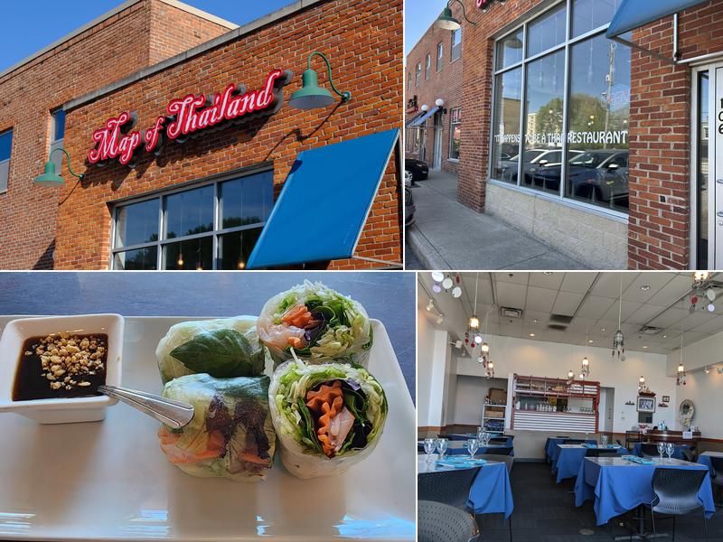 Map of Thailand restaurant