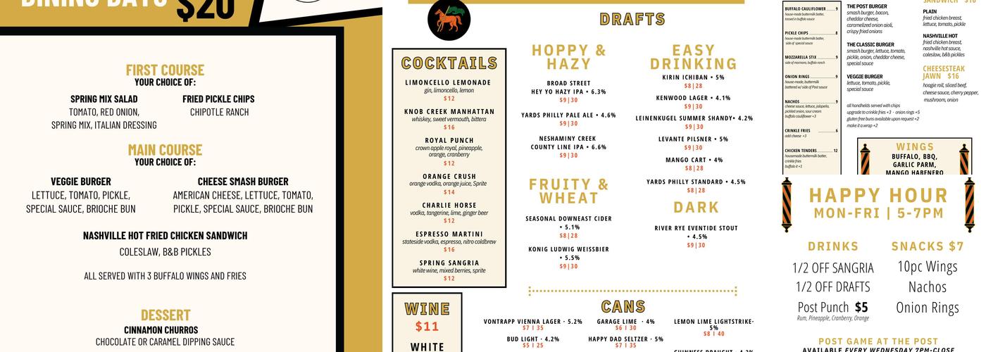The Post Menu