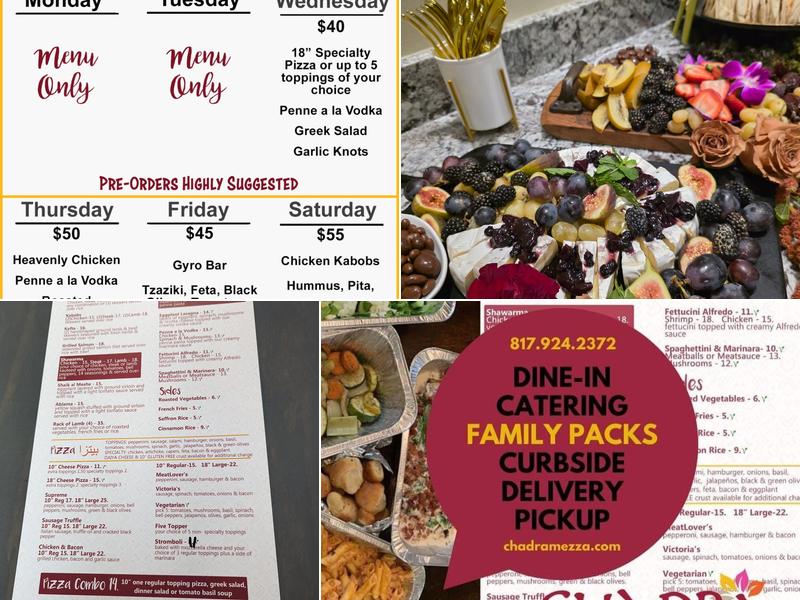 Chadra Mezza & Grill Menu